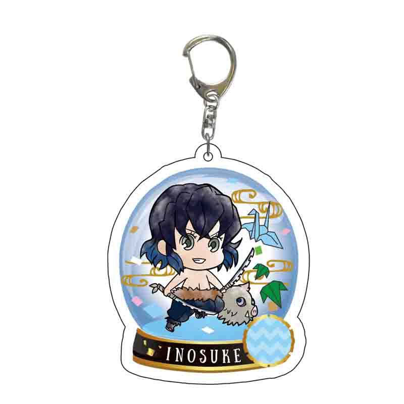 Sy2 Móc Chìa Khóa Bằng Acrylic Hình Gấu Trúc 6cm Tanjirou Nezuko Nezuko Tanjiro Zenitsu