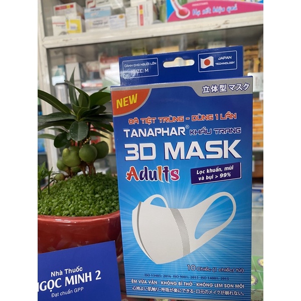 ✅ [Chính Hãng] Khẩu trang 3D MASK Adults (Hộp 10 chiếc)
