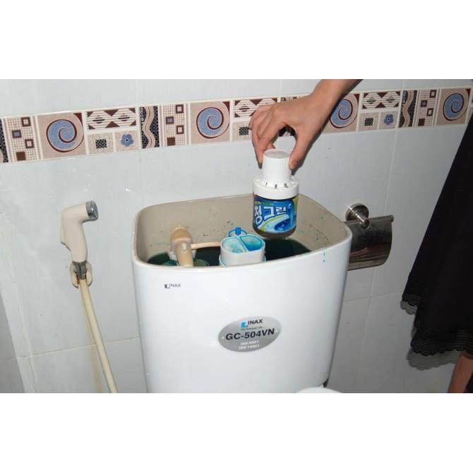 COMBO 2 CHAI TẨY BỒN CẦU HÀN QUỐC - DẠNG CHAI THUỶ TINH LOẠI MỚI