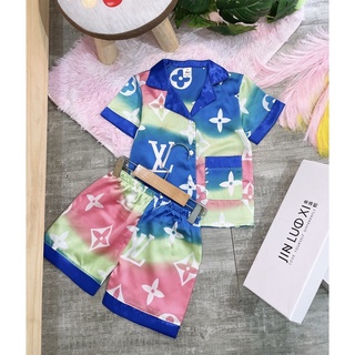 bộ pijama lụa satin 22-33kg
