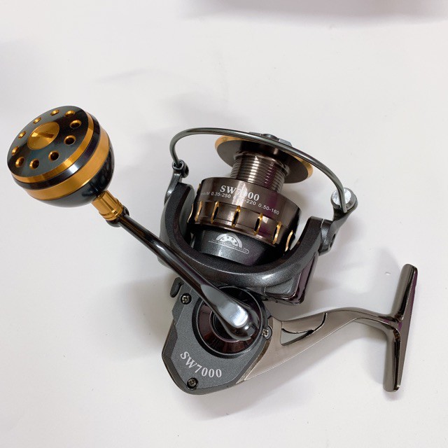 máy câu cá 7000 tải cá lên tới 16kg y hình máy cực khoẻ quay êm giảm giá sele y hình