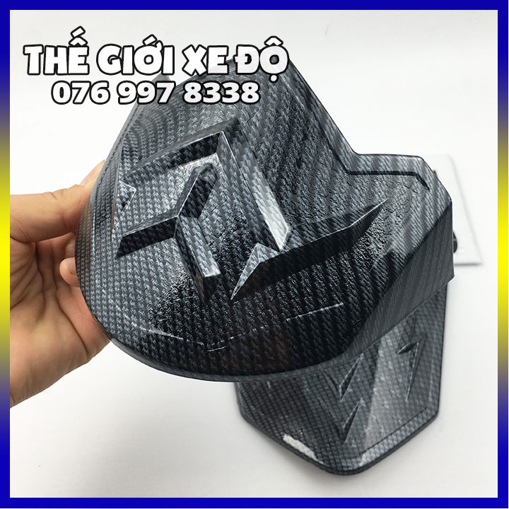 Ốp mỏ dè Sh 350i carbon - phụ kiện trang trí ốp cacbon mũi dè trước sau Sh 350i