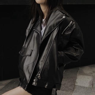 Áo khoác da có đai JB96 1994closet