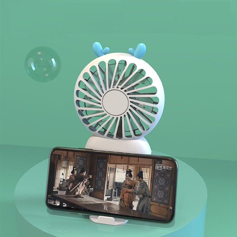 Quạt mini tích điện,Quạt cầm tay có đế để bàn siêu hot