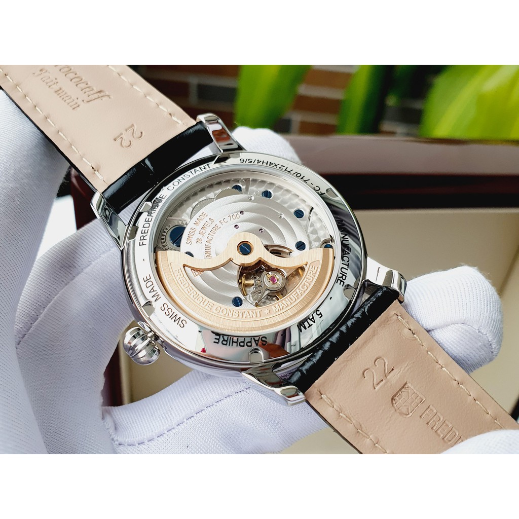 Đồng hồ nam chính hãng Frederique Constant 712MS4H6 - Máy cơ tự động - Kính Sapphire