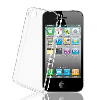 Ốp Lưng Silicon Trong Suốt+kính cường lực  iPhone 4