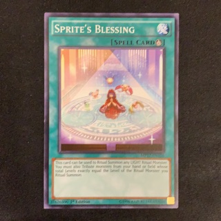 Thẻ bài yugioh - sprite's blessing - mp17-en156 - common 1st edition
