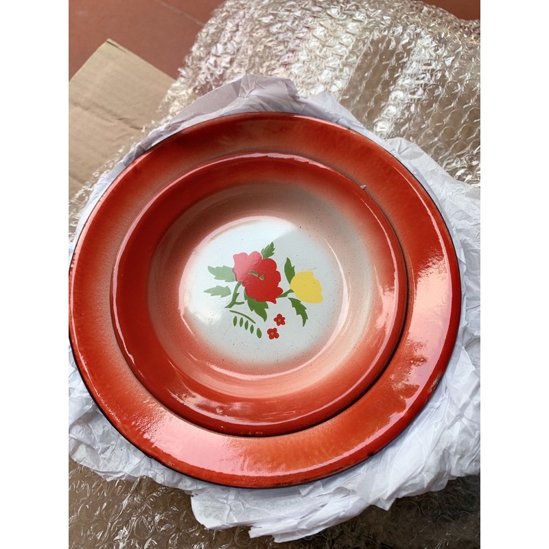 Đĩa tráng men  sz từ 14&20cm  giá chỉ từ 25&36k
