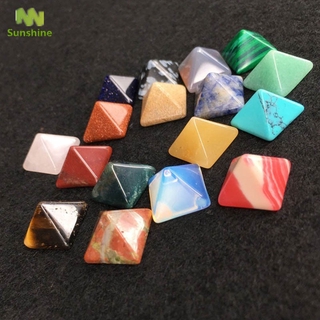 Bộ 7 Viên Đá Pha Lê Hình Kim Tự Tháp Độc Đáo