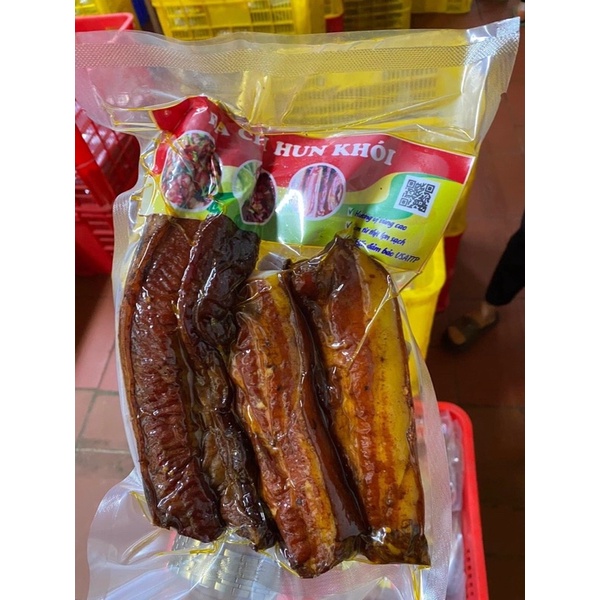 Ba chỉ xôn khói gác bếp gói 500gram,thịt ba chỉ cheo gác bếp