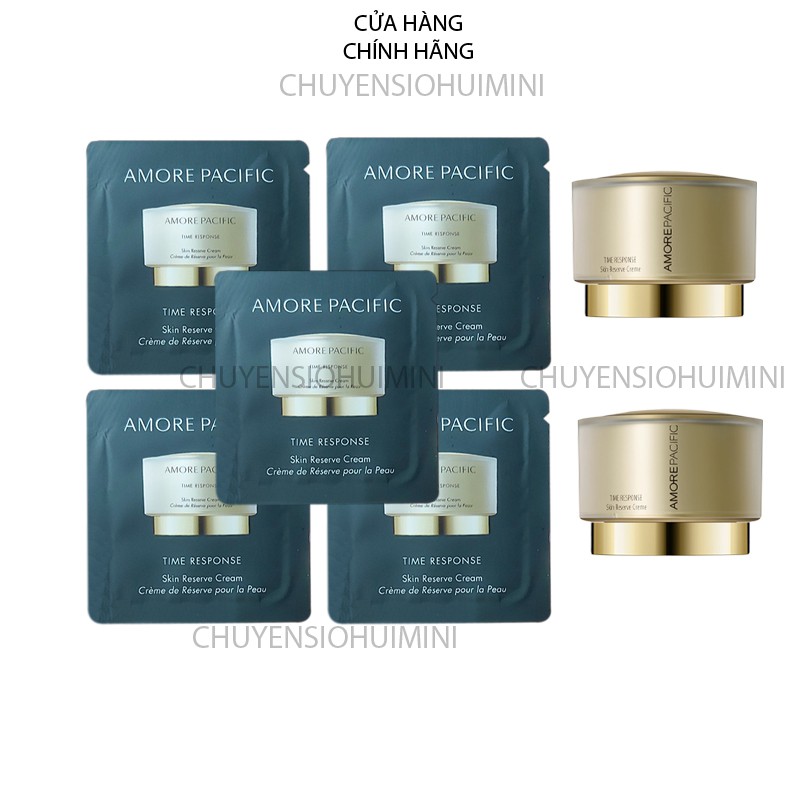 [Hàng hiếm] Gói Sample Kem AmorePacific Time Response Skin Reserve Creme 1ml siêu cao cấp tái sinh trẻ hóa da