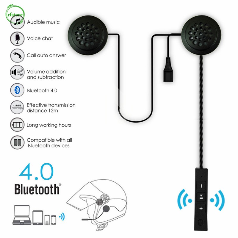 Tai nghe Bluetooth chuyên dụng CF gắn mũ bảo hiểm tiện lợi chất lượng cao