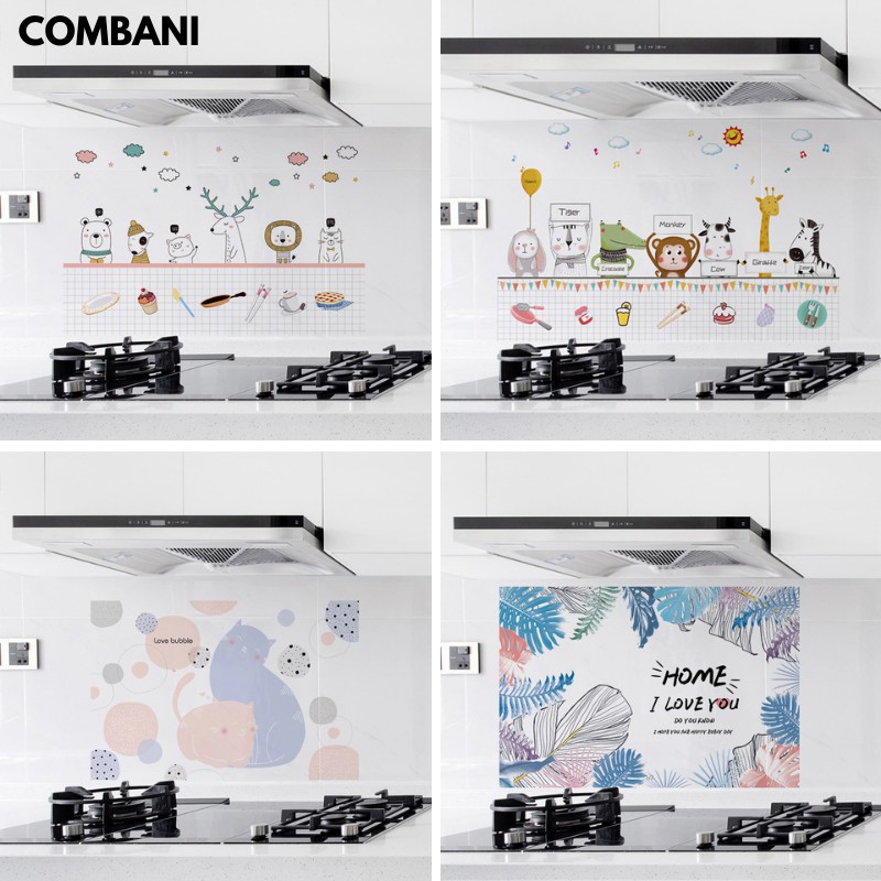 Tấm Dán Bếp Chống Dầu Mỡ Chịu Nhiệt Cao Họa Tiết 3D Hiện Đại 60cmx90cm COMBANI NC14 | BigBuy360 - bigbuy360.vn