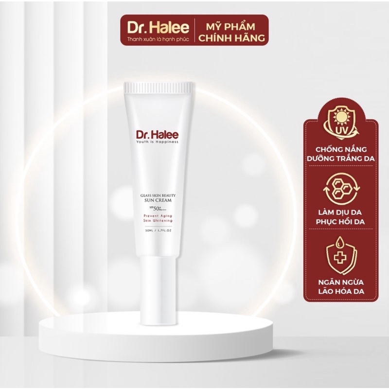 Kem chống nắng nâng tone Dr.Halee Mini - 10g