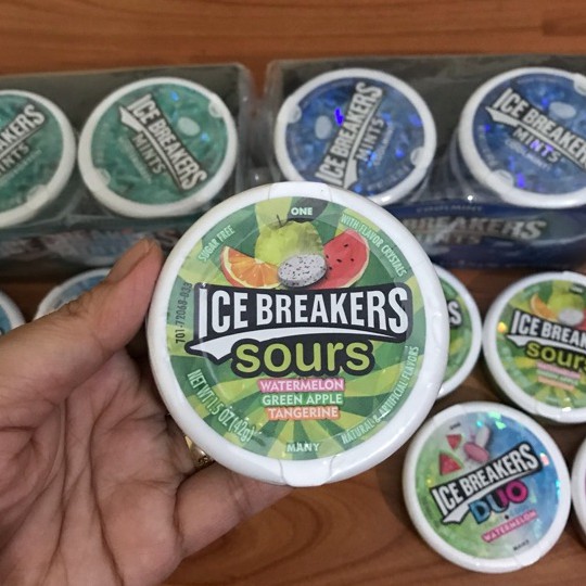 Kẹo ngậm không đường Ice Breakers 42g Mỹ - Date tháng 1/2023