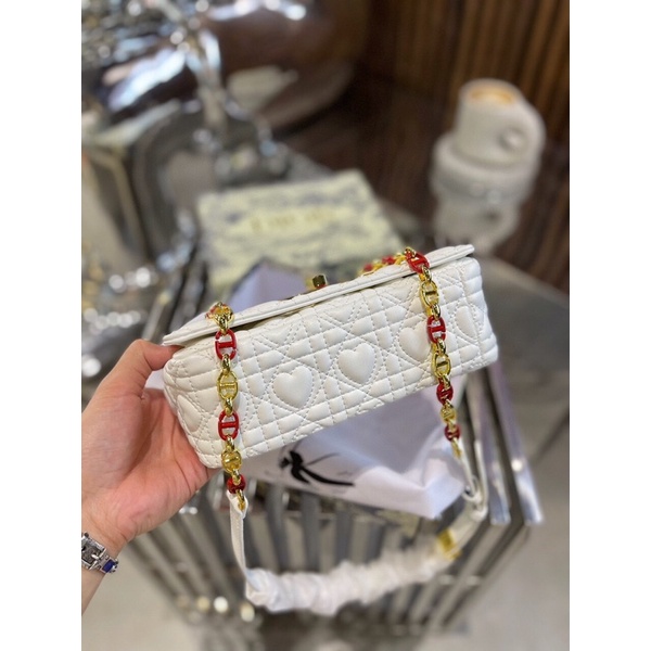 Túi xách diỏr caro chất da thật hàng order trung