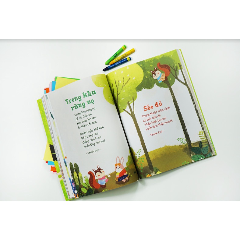 Sách Thơ cho bé học nói