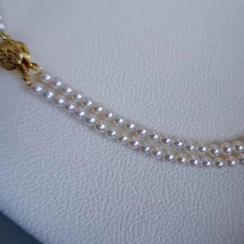 Dây Chuyền Choker Ngọc Trai 4ly Hai Sợi Đôi Thời Trang Cho Nàng - Ngọc Trai Trường Thịnh