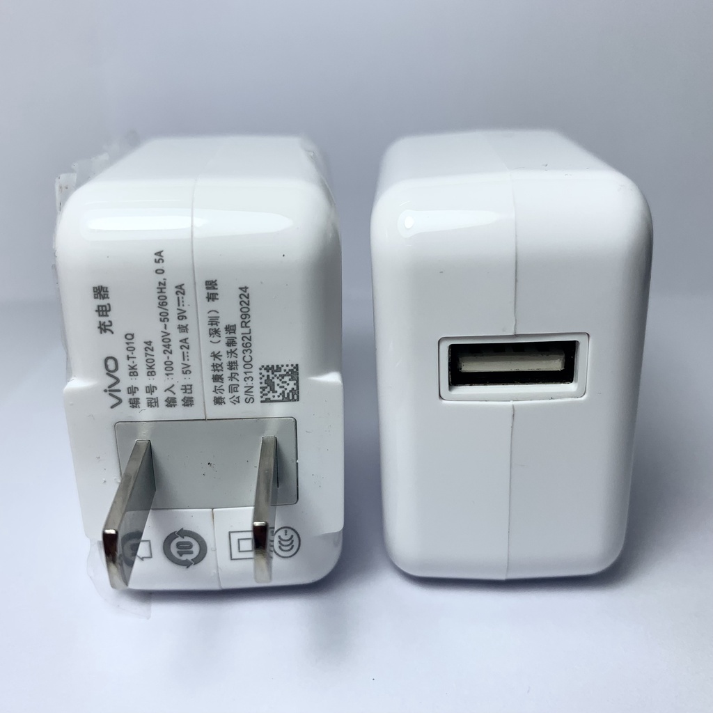 Bộ sạc nhanh VIVO 18W BK-T-01Q, cáp USB - type C , USB-micro, Chính hãng - Bảo Hành 6 tháng