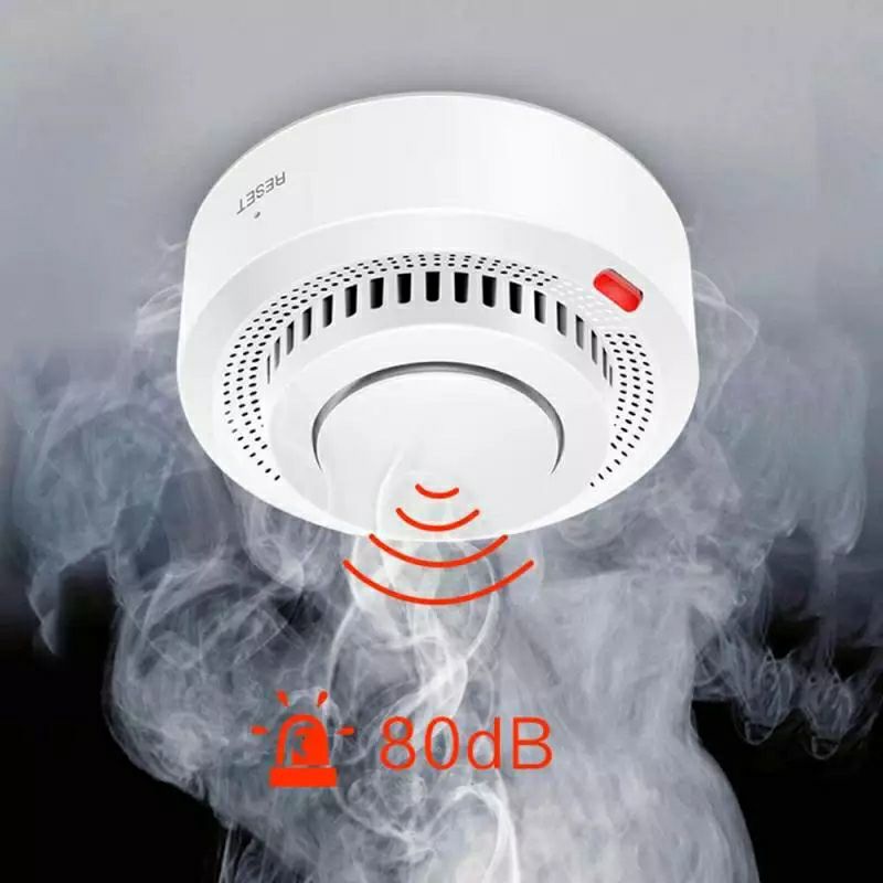 Cảm biến báo cháy báo khói Tuya WiFi lắp đặt siêu dễ