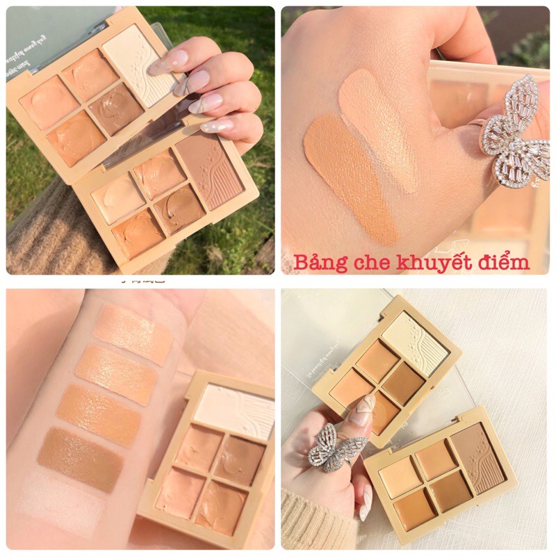 Bảng 5 Ô Che Khuyết Điểm và Tạo Khối Bắt Sáng Be Beautiful Everyday Của Sweet Mint