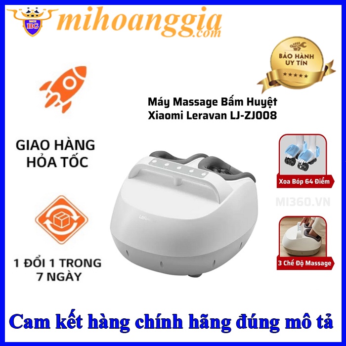 Máy massage Xiaomi Leravan LJ-ZJ008 | Máy massage chân XIAOMI LERAVAN | MIHOANGGIA