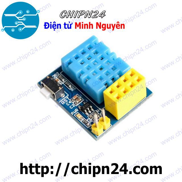 [1 CÁI] Module Cảm biến DHT11 ESP8266 ESP-01 ESP-01S có kèm Module Wifi