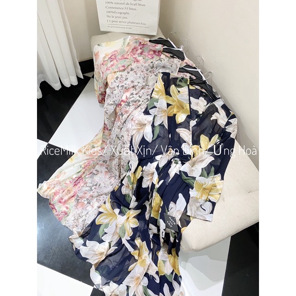 Váy maxi hoa dáng dài xuất dư xịn