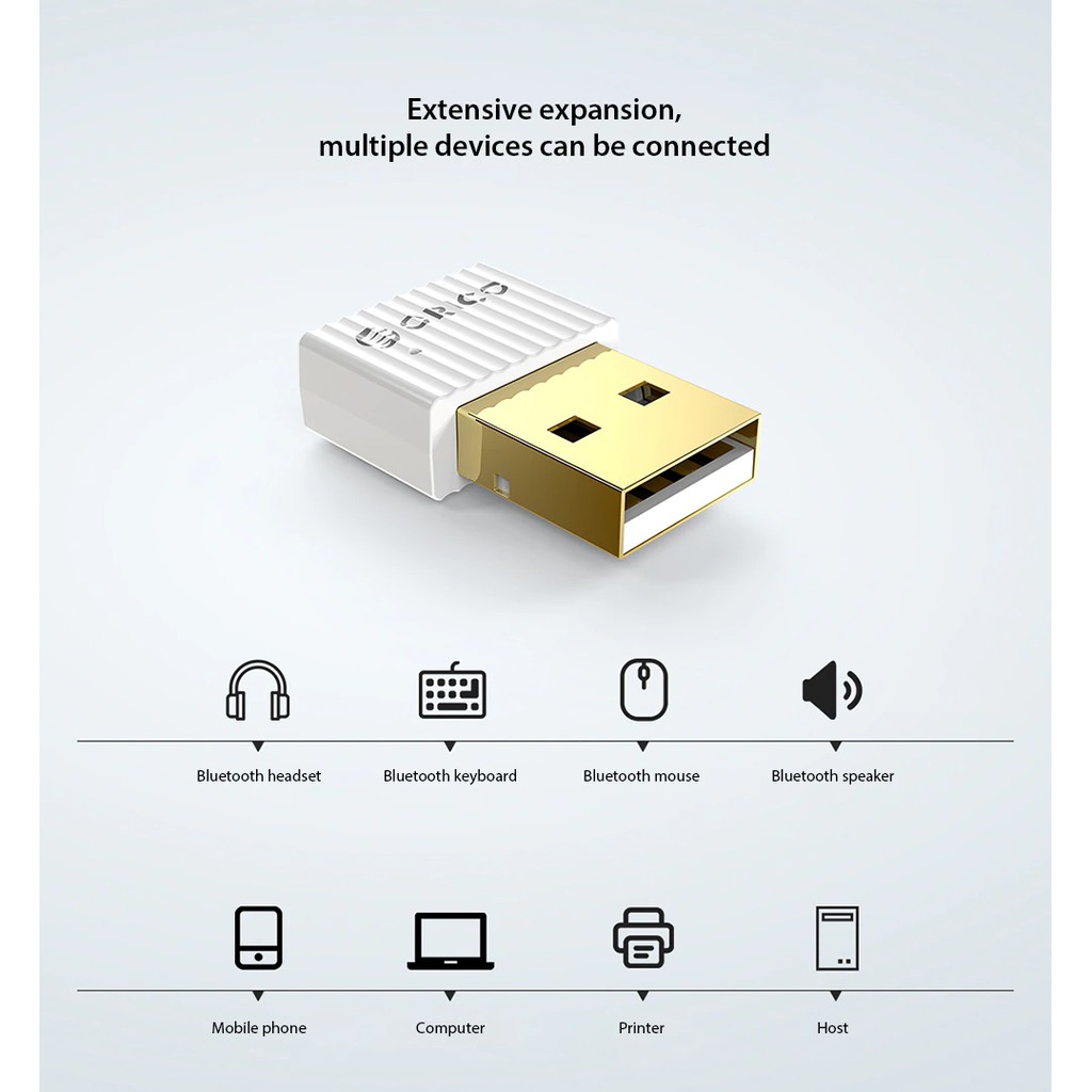 USB Bluetooth 5.0 Orico BTA 508 Nhỏ Gọn Kết Nối Mọi Thiết Bị Chuột  Bàn Phím Tai Nghe cho máy tính PC Win, Mac, Linux | BigBuy360 - bigbuy360.vn