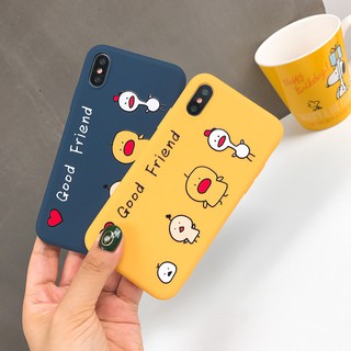 Ốp silicon vịt Good Friend cho iphone