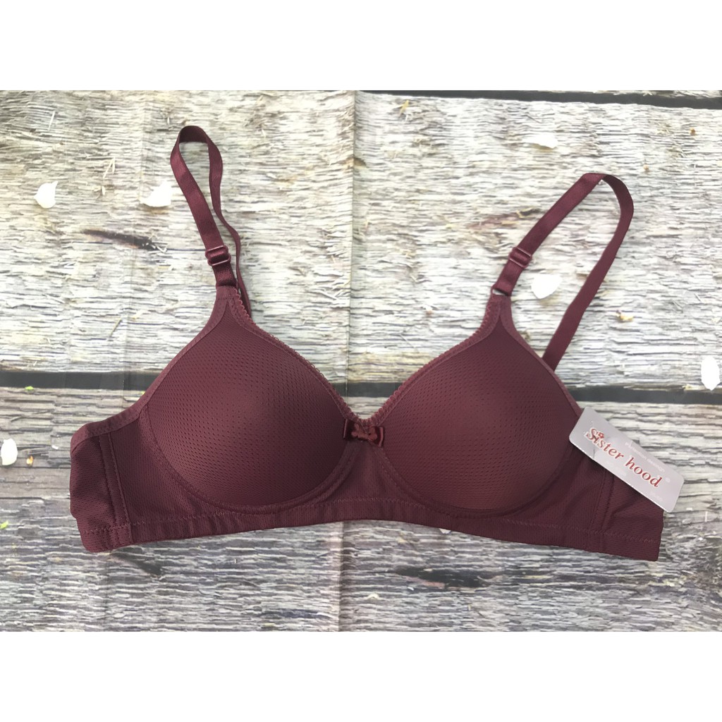 Áo lót không gọng, không đệm mút, thông hơi, áo ngực Thái Lan Sisterhood 6328, Lelur