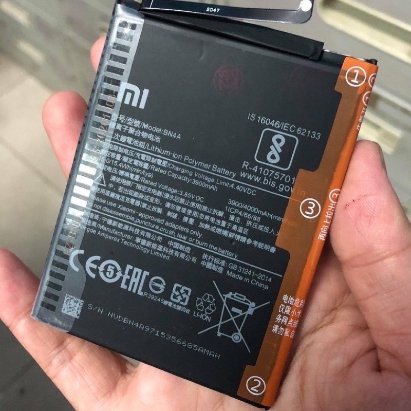 Pin Xiaomi Redmi Note 7/ Note 7 Pro BN4A Dung Lượng 3900mAh Zin Chính Hãng - Bảo Hành 6 Tháng