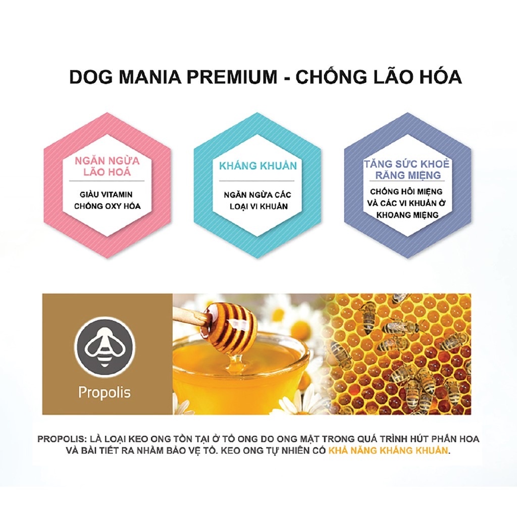 (500g-1kg) Hạt Dog Mania Cao Cấp Cho mọi loại chó