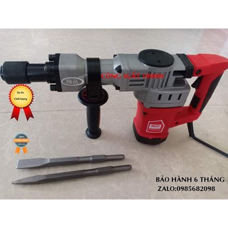Máy đục bê tông acz 1800w-tặng 2 mũi