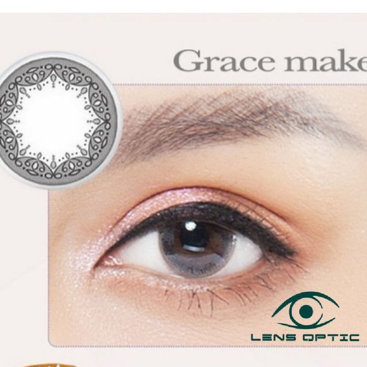 Kính áp tròng SEED dùng 1 ngày màu Grace Make, lens SEED eye coffret 1 day UV- Lens Optic