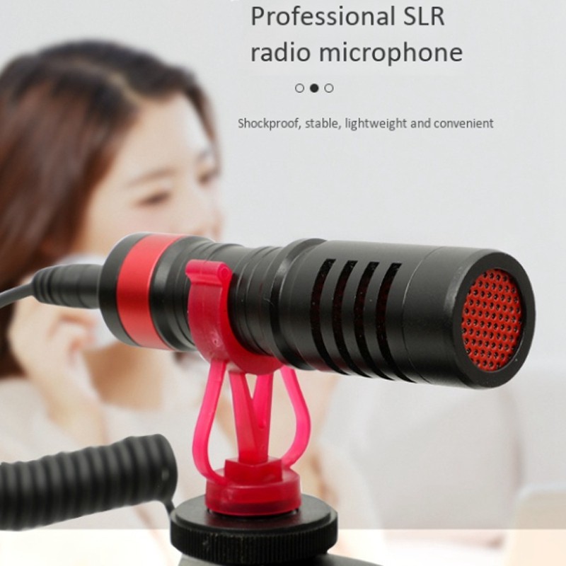 Microphone DSLR Camera Recording Microphone Interview Photography Video Radio Microphone Suitable for Nikon D3200