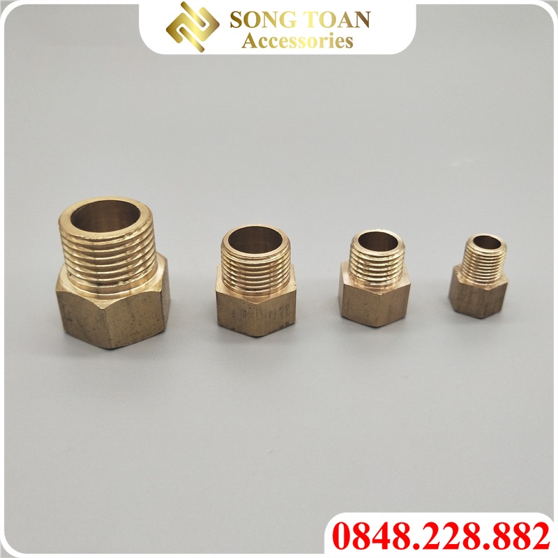 Nối Ren Trong Ren Ngoài & Lơ Thu & Sơ Mi - Đủ Các Size 9.6,13,17,21,27,34 - Đồng Thau