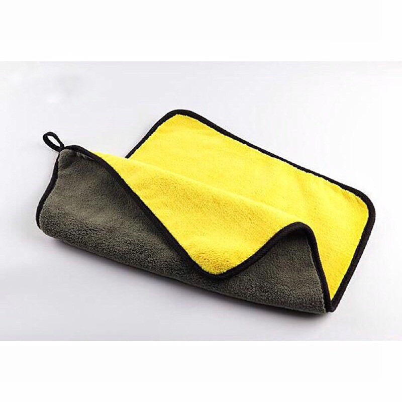 Khăn Lau Xe Hơi Ô Tô Lau Bếp Lau Kính Lau Tay Gia Dụng Đa Năng Siêu Thấm Microfiber Không Rụng Lông