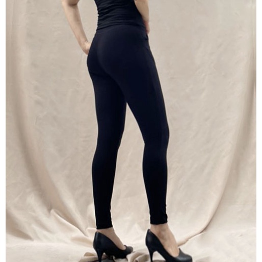 Quần legging vải co giãn nhiều màu đen | BigBuy360 - bigbuy360.vn