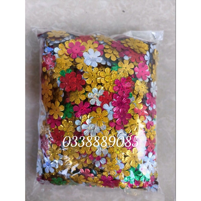 100g Hoa Mai Kim sa làm oản tài lộc, trang trí cây cành vàng, lá ngọc, hàng sẵn kho