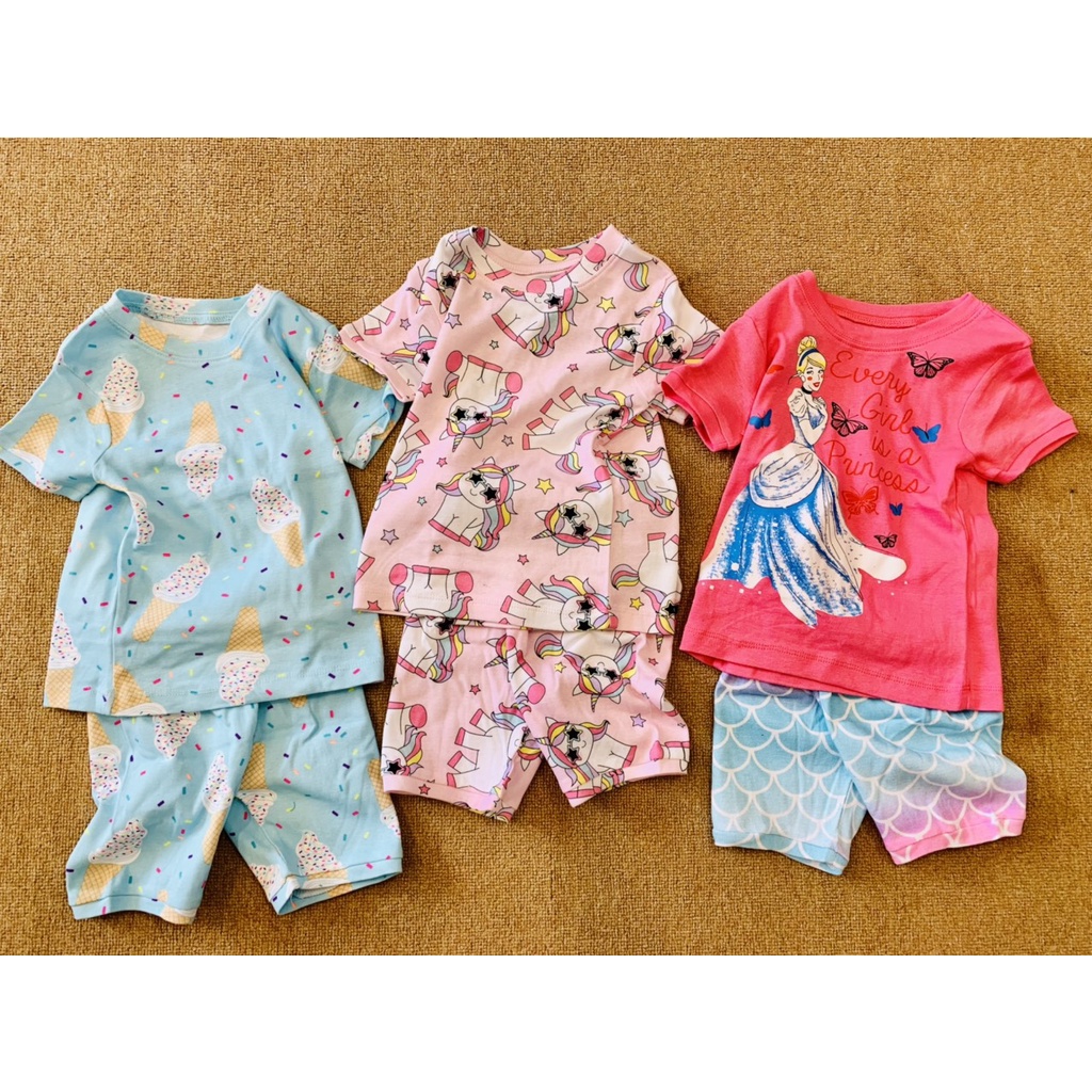 Set 2 bộ bozip bé gái vnxk