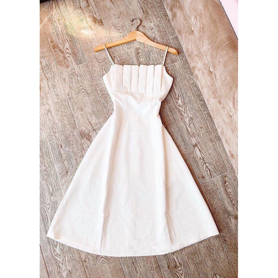 ĐẦM 2 DÂY XẾP LY NGỰC THỜI TRANG NỮ VALKYRIE D70