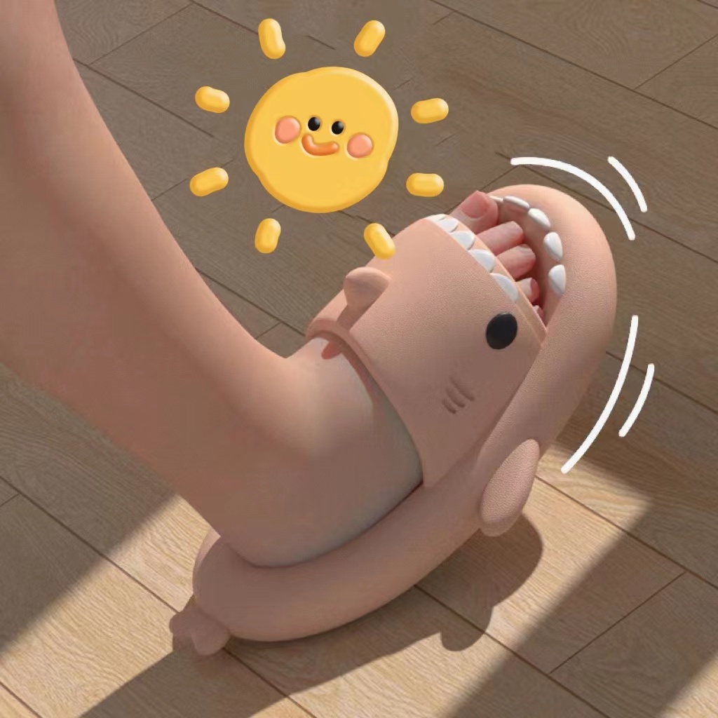 QiaoYiLuo Phim hoạt hình mới nữ sinh dễ thương dép đi trong nhà chống trượt