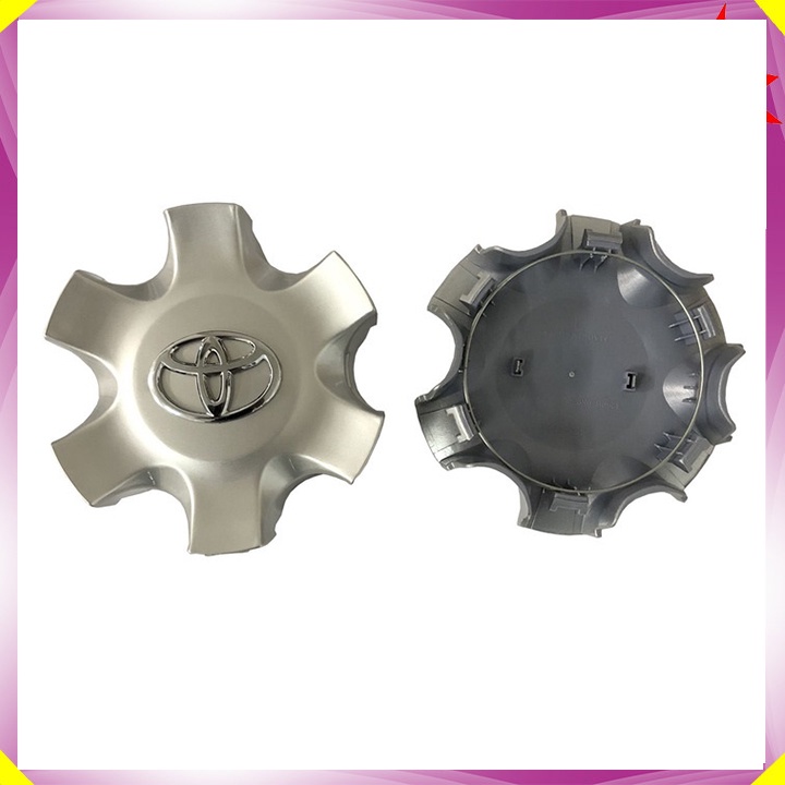 01 Logo chụp mâm, ốp lazang bánh sau xe Toyota Fortuner 2005-2011 TY-088