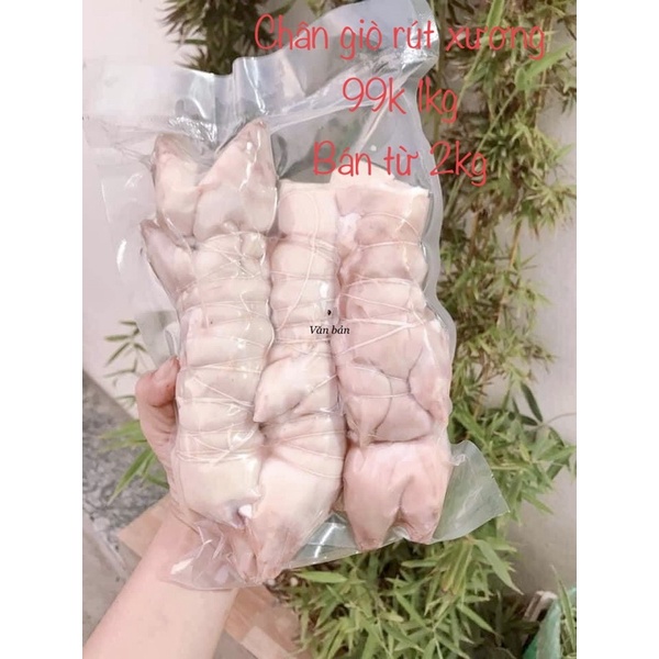 chân giò rút xương