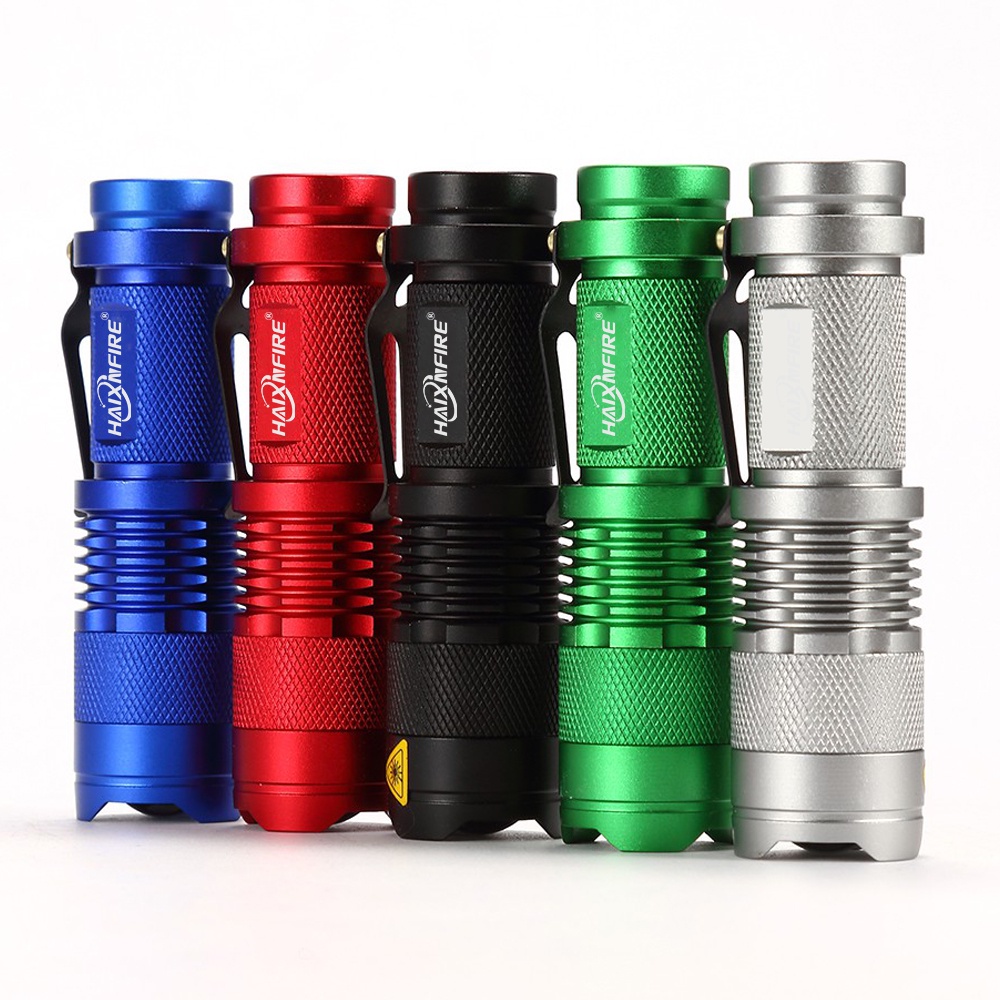 Đèn Pin Mini HaixnFire SK68 Q5 XPE Có Thể Điều Chỉnh Tiêu Cự