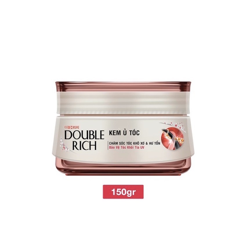 Kem ủ tóc Double Rich Hair Mask 150ml (mầu hồng )