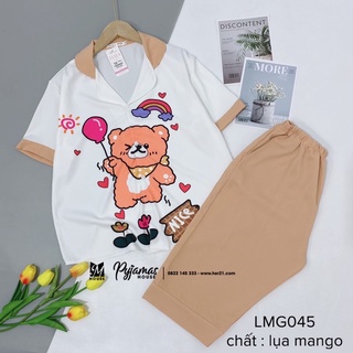 BỘ LỤA NGỐ IN MANGO