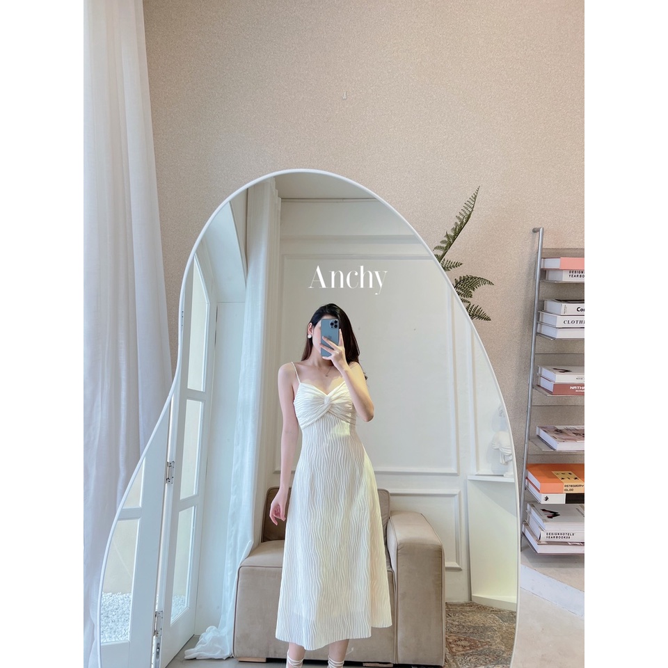 Đầm 2 dây xoắn ngực - AD010