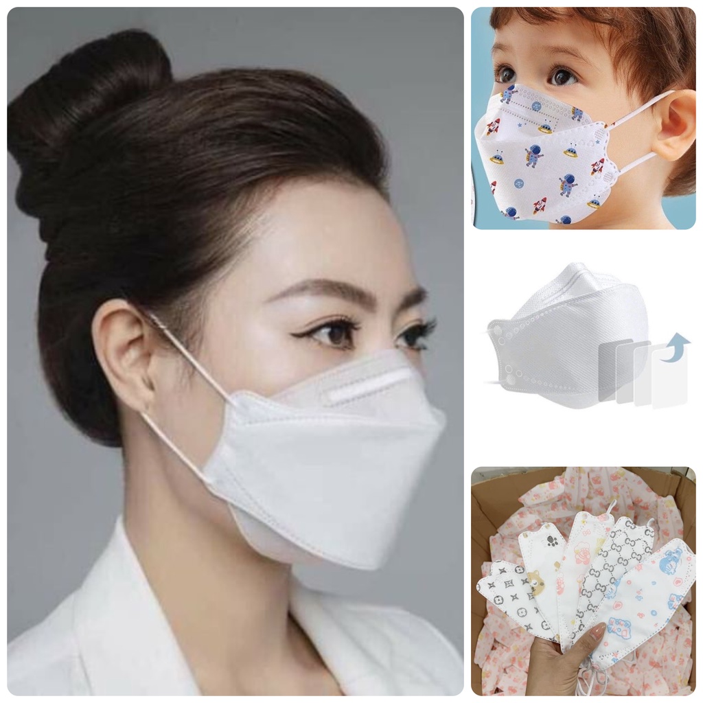 [1 THÙNG 300 CÁI] MASK KF94 KHẨU TRANG KHÁNG KHUẨN 4D HOÀNG DŨNG HÀNG SẢN XUẤT TẠI VIỆT NAM TIÊU CHUẨN HÀN QUỐC